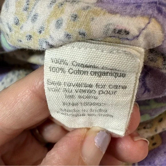 ANTHROPOLOGIE PRINTFRESH Violet Bagheera Cheetah Print Cropped Pajama Set Sz S - Picture 14 of 15